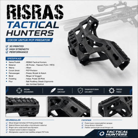 RISRAS Tactical Hunters 3D Print – Aksesori PCP Predator