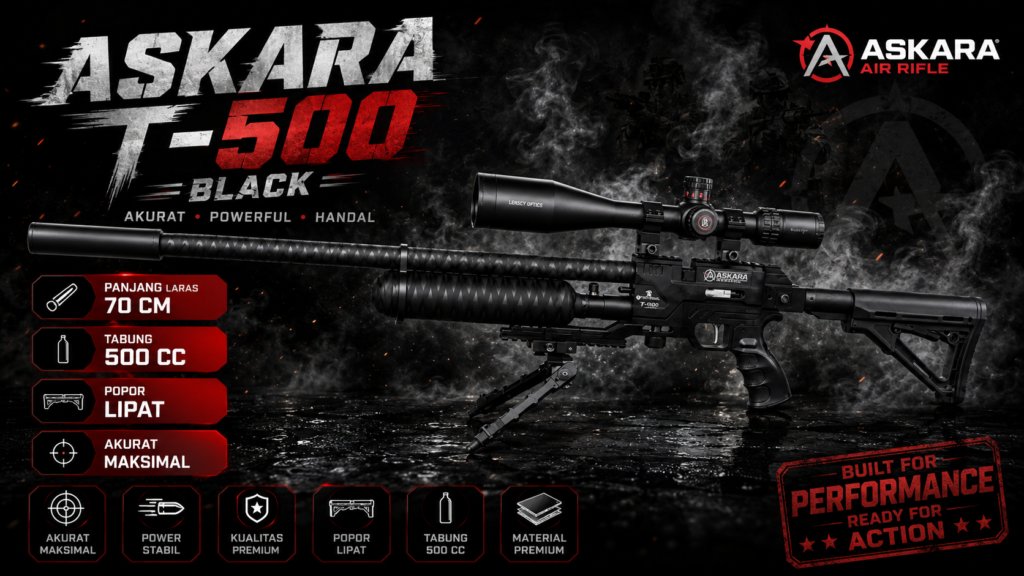 Askara balck 500cc Pcp Predator